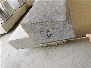 G654 Drop Kerb Grey Urban Kerbstone Side Stone