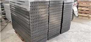 G684 Black Pearl Antislip Groove Paver For Drive Way