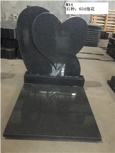 Granite Heart Tombstone, Heart Headstone
