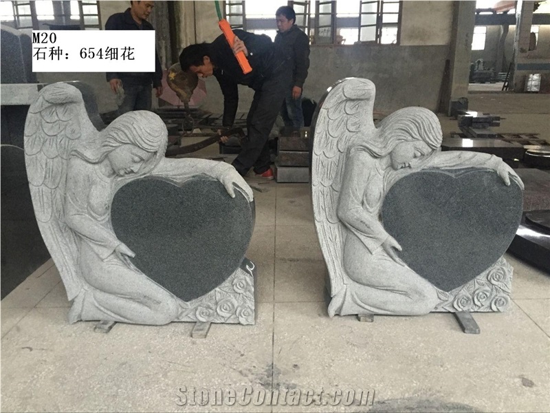 Granite Heart Tombstone, Heart Headstone