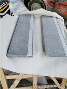 Grey Tread G654, Contrasting Nosing Stone Stairs
