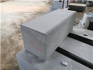 Hainan Black Basalt Kerbstone  Road Kerbs With Half Bullnose