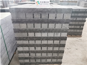 Hainan Black Basalt Split Face Mushroom Stone Exterior Wall