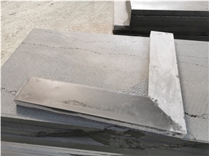 Hainan Black Basalt Tree Wall Copping- Tree Surround Wall Parapets Edge 45 Degree Cut
