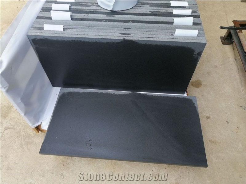 Hainan Bluestone Honed Cat Paw Wall Tiles