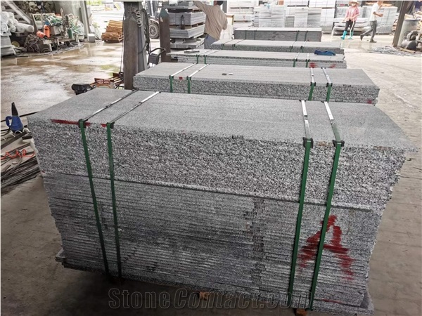 HN G654 New Sesam Grey Granite Big Flower G654 Polished Slab
