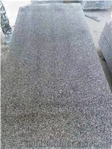 HN G654 New Sesam Grey Granite Big Flower G654 Polished Slab
