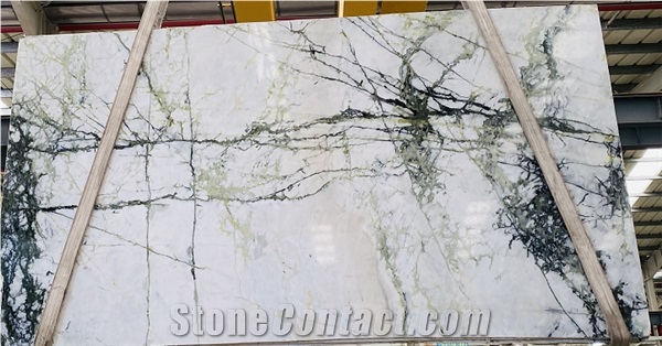 Ice Calacatta Moonlight Marble Slabs Floor Tiles