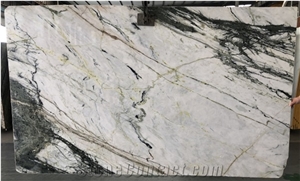 Ice Calacatta Moonlight Marble Slabs Floor Tiles