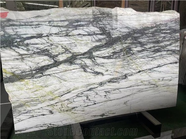 Ice Calacatta Moonlight Marble Slabs Floor Tiles