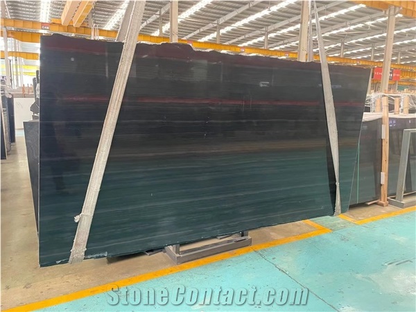 Natural Black Bamboo Marble Slab Wholesalers