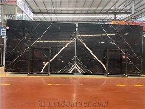 Nero Marquina Black Marble Pattern Slabs Floor Tiles Nero Marquina Black Marble Pattern Slabs Floor Tiles