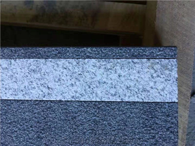 New G684 Black Pearl Basalt Stone Steps With Insert