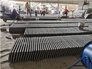New Hainan G654 Mid Grey Granite Flamed Tiles