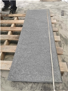 Origin G684 Black Basalt Pool Coping Flamed Bullnose Edge