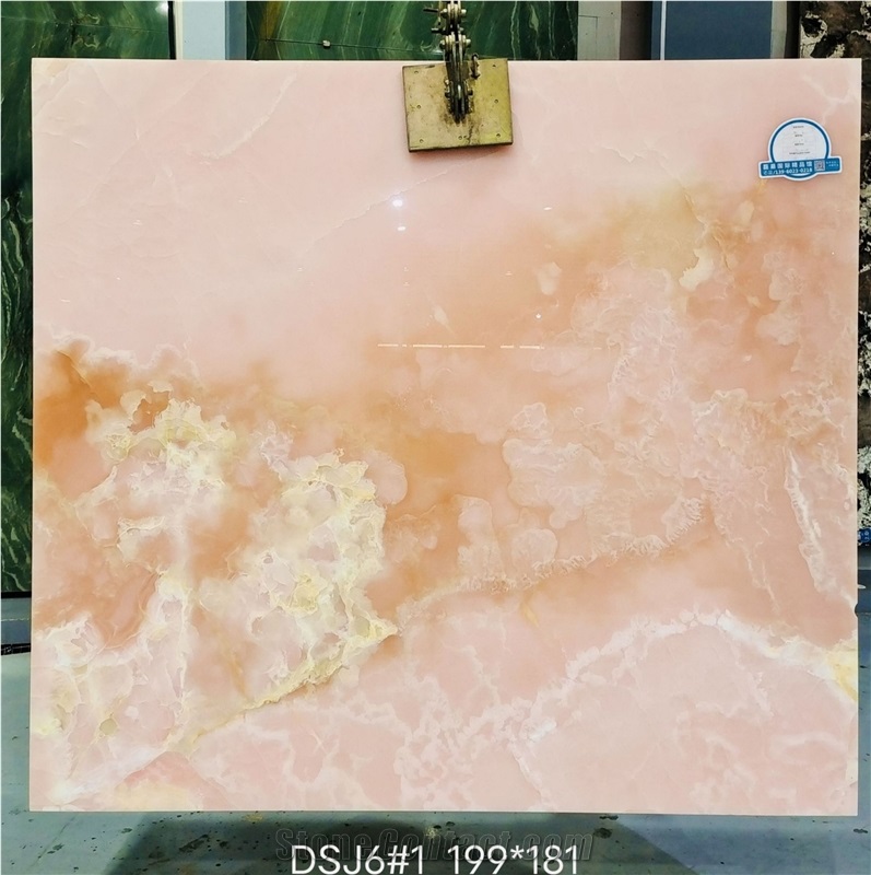 Pink Onyx Factory Supply Slabs