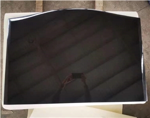 Pure Black Gravestone Tombstone Monuments Factory Supply