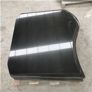 Pure Black Gravestone Tombstone Monuments Factory Supply