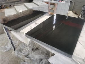 Pure Black Gravestone Tombstone Monuments Factory Supply