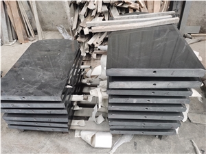 Pure Black Gravestone Tombstone Monuments Factory Supply