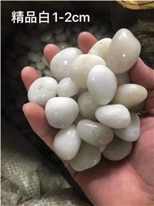 Small Graden Mixed River Pebble Stone Honed Finished