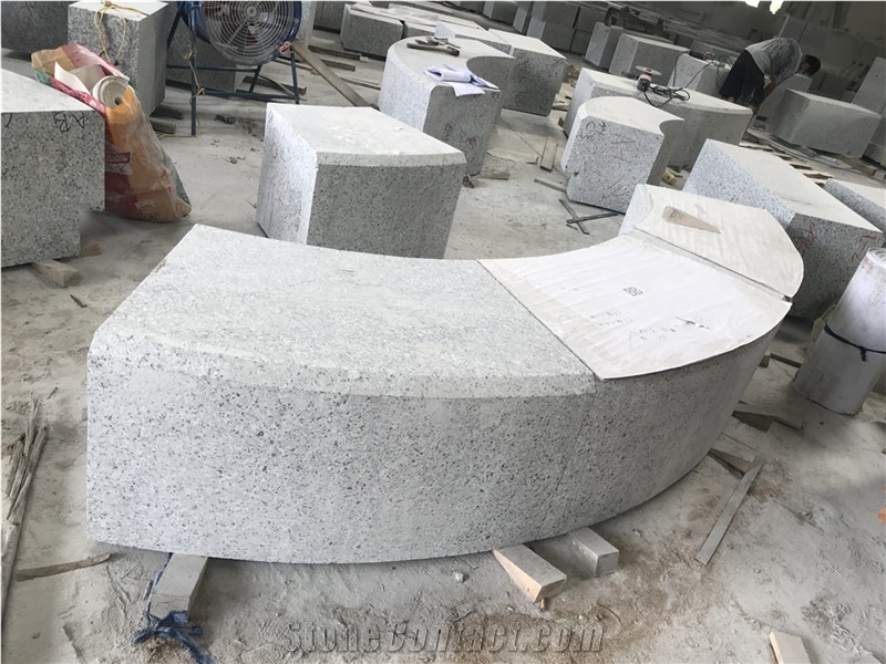 Swan Blue Granite Harcourt Kerbstones Curved Kerbs