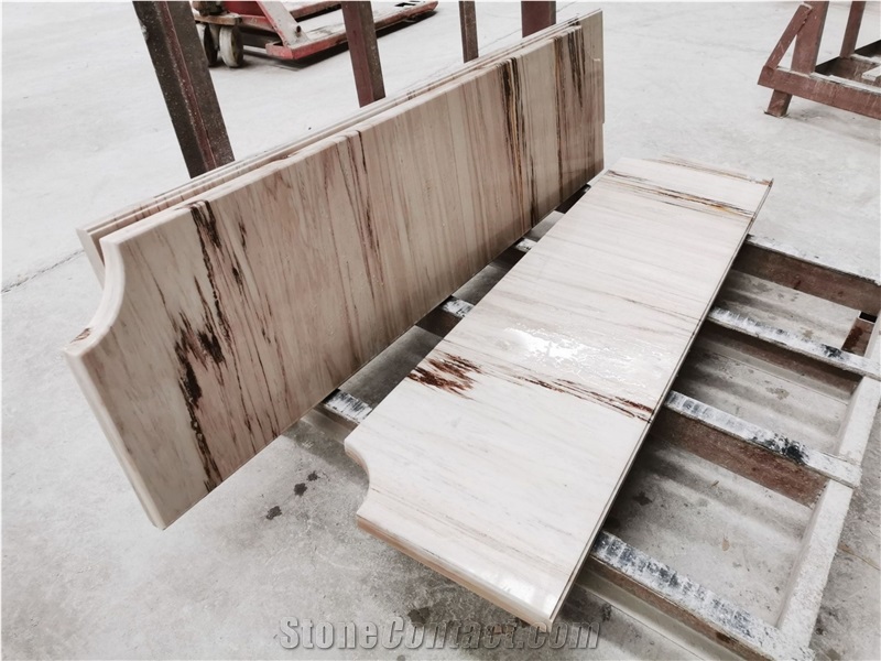 White Marble Bank Tops Reception Counters