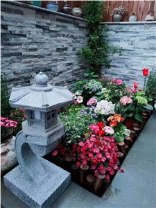 White Mixed Black Sandstone Cultured Stone For Wall Caldding