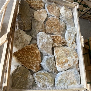Yellow Sandstone Loose Stone Castle Wall Cladding