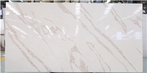 Dongxing Quartz Artificial Hard Grey Calacatta 20 Mm Slab
