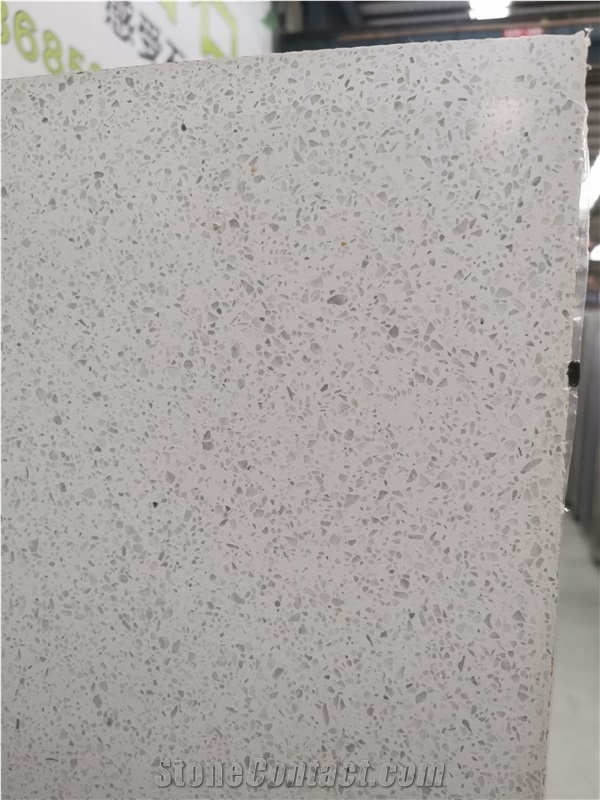 Oriental White Color Precast Terrazzo Slabs