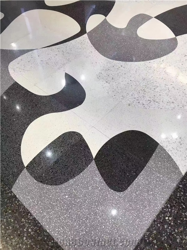 Popular Design Terrazzo Mosaic Pattern Floor Tiles