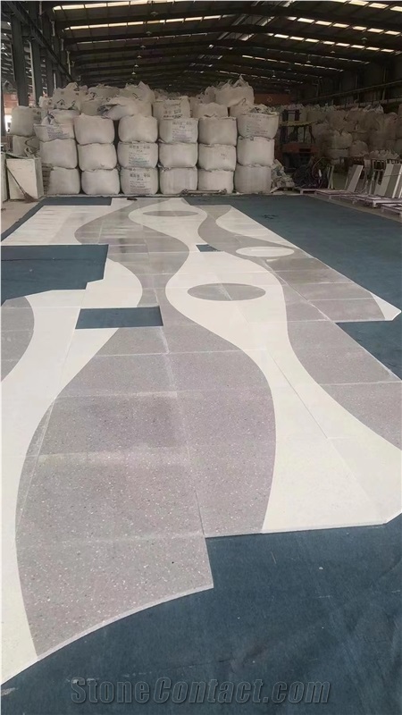 Popular Design Terrazzo Mosaic Pattern Floor Tiles