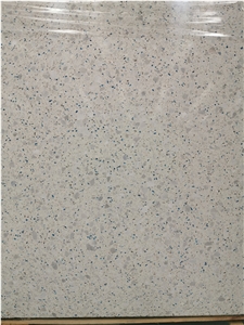 Popular White Color Terrazzo Big Slab For Walling