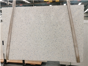 White Color  Precast Terrazzo Slabs