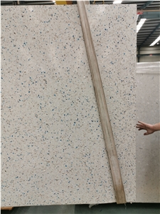 White Color  Precast Terrazzo Slabs