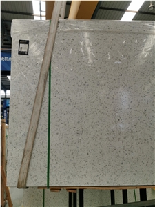 White Precast Terrazzo Big Slab For Decoration