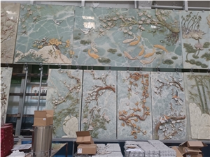 Onyx Jade Indoor Wall Relief Onyx Jade Indoor Wall Relief