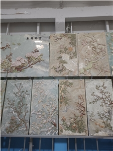 Onyx Jade Indoor Wall Relief