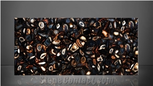 Agate Black Eye Semiprecious Stone Slabs
