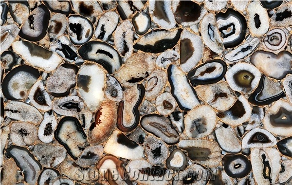 Agate Blue Atena Semiprecious Stone Slabs
