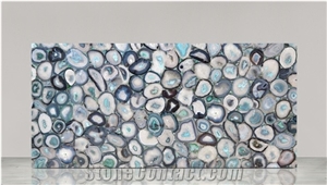 Agate Green Eye Gemstone Semiprecious Stone Slabs
