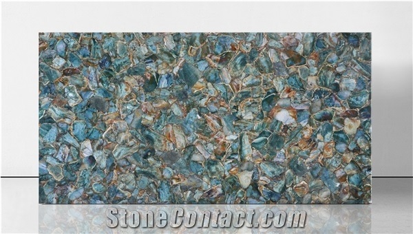 Agate Green Gemstone Semiprecious Stone Slabs