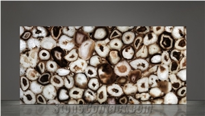 Agate Grey Gemstone Semiprecious Stone Slabs