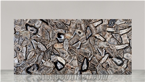 Agate Grey Phoenix Gemstone Semiprecious Stone Slabs
