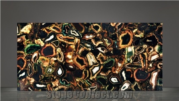 Agate Mint Gemstone Semiprecious Stone Slabs