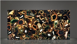 Agate Mint Gemstone Semiprecious Stone Slabs