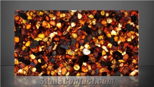 Agate Red Cezanne Gemstone Semiprecious Stone Slabs