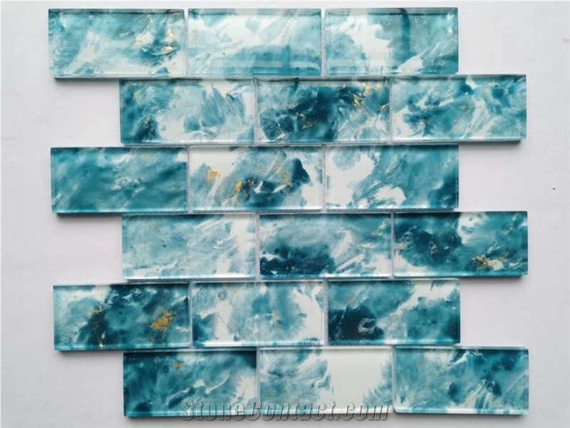 Glass Mosaic Subway Tile
