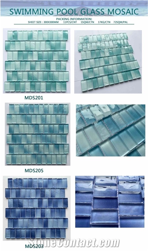 Kitchen And Bathroom Glass Mosaic